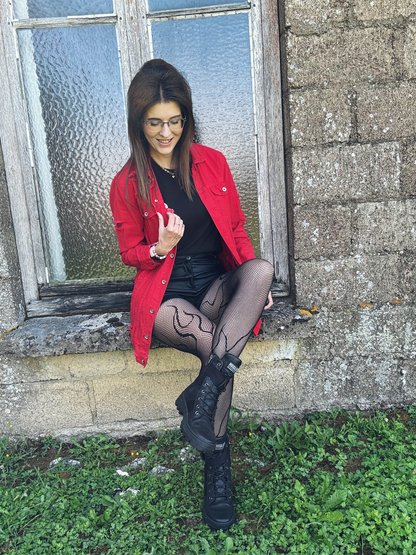 Collants résilles Flammes 🔥 - MORGAN