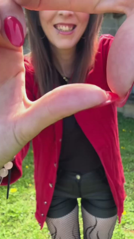 Collants résilles Flammes 🔥 - MORGAN